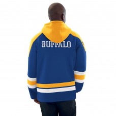 Buffalo Sabres Starter Royal/Gold Hockey Pullover Hoodie