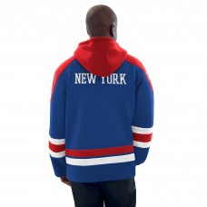 Толстовка New York Rangers Starter Blue/Red Hockey