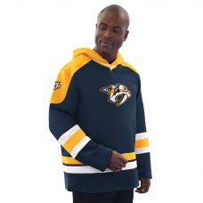 Nashville Predators Starter Navy/Gold Hockey Pullover Hoodie