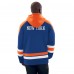 New York Islanders Starter Royal/Orange Hockey Pullover Hoodie