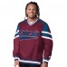 Colorado Avalanche Starter Burgundy Reliever V-Neck Pullover Jacket
