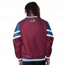 Colorado Avalanche Starter Burgundy Reliever V-Neck Pullover Jacket Colorado Avalanche Starter Burgundy Reliever V-Neck Pullover Jacket