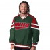 Minnesota Wild Starter Green Reliever V-Neck Pullover Jacket