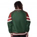 Minnesota Wild Starter Green Reliever V-Neck Pullover Jacket