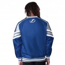 Tampa Bay Lightning Starter Blue Reliever V-Neck Pullover Jacket