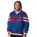New York Rangers Starter Blue Reliever V-Neck Pullover Jacket New York Rangers Starter Blue Reliever V-Neck Pullover Jacket