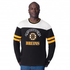 Футболка с длинным рукавом Boston Bruins Starter Black Blitz Durene
