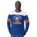 New York Islanders Starter Royal Blitz Durene Long Sleeve T-Shirt New York Islanders Starter Royal Blitz Durene Long Sleeve T-Shirt