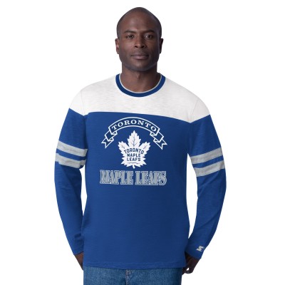 Футболка с длинным рукавом Toronto Maple Leafs Starter Blue Blitz Durene