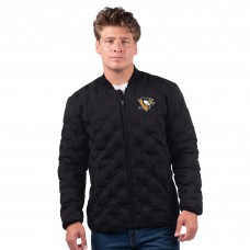 Кофта на молнии Pittsburgh Penguins MSX by Michael Strahan Black Persistence Quilted
