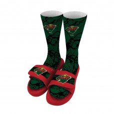 Носки и тапки Youth Minnesota Wild ISlide Distressed