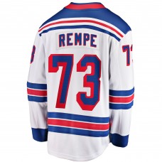 Игровая джерси Matt Rempe New York Rangers Away Premier Breakaway Player - White