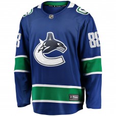 Джерси Vancouver Canucks Nils Aman Fanatics Blue Home Premier Breakaway
