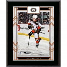 Leo Carlsson Anaheim Ducks Fanatics Authentic 10.5 x 13 Sublimated Player Plaque