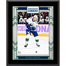 Quinn Hughes Vancouver Canucks Fanatics Authentic 10.5 x 13 Sublimated Player Plaque