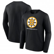 Boston Bruins 2024 Stanley Cup Playoffs Breakout Long Sleeve T-Shirt - Black