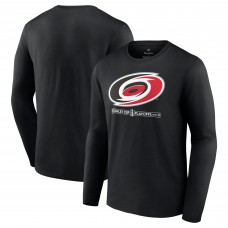 Carolina Hurricanes 2024 Stanley Cup Playoffs Breakout Long Sleeve T-Shirt - Black