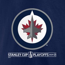 Winnipeg Jets 2024 Stanley Cup Playoffs Breakout Pullover Hoodie - Navy