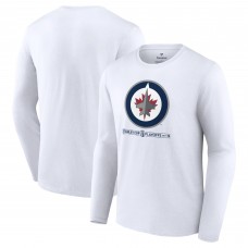 Winnipeg Jets 2024 Stanley Cup Playoffs Breakout Long Sleeve T-Shirt - White