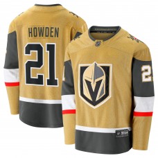 Игровая джерси Brett Howden Vegas Golden Knights Fanatics Home Premier Breakaway Player - Gold