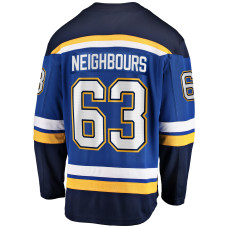 Джерси St. Louis Blues Jake Neighbours Fanatics Blue Home Premier Breakaway