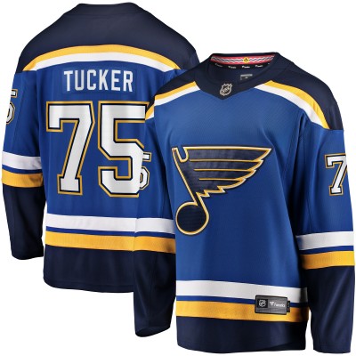 Игровая джерси Tyler Tucker St. Louis Blues Fanatics Home Premier Breakaway Player - Blue