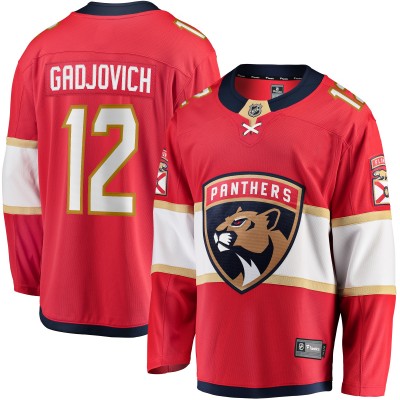 Игровая джерси Jonah Gadjovich Florida Panthers  Premier Breakaway Player - Red