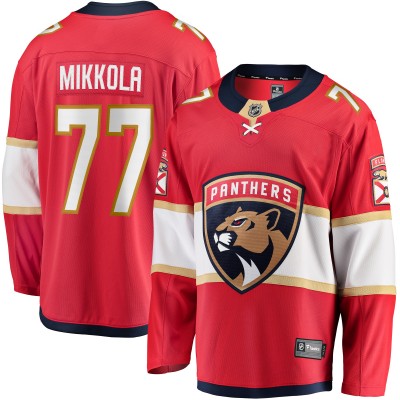 Игровая джерси Niko Mikkola Florida Panthers  Premier Breakaway Player - Red