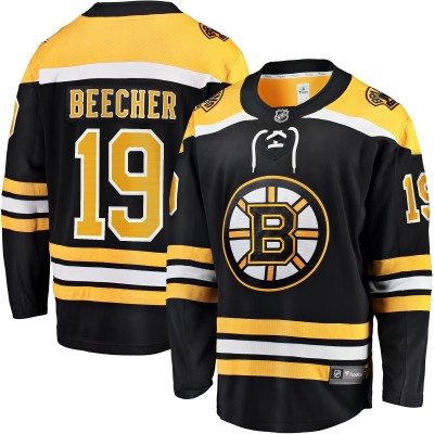 Игровая джерси John Beecher Boston Bruins Home Premier Breakaway Player - Black