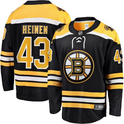 Игровая джерси Danton Heinen Boston Bruins Home Premier Breakaway Player - Black