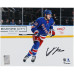 Фото с автографом Adam Fox New York Rangers Fanatics Authentic 8 x 10 Blue Jersey Skating