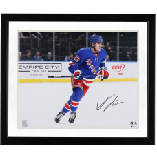 Фото с автографом Adam Fox New York Rangers Fanatics Authentic 16 x 20 Blue Jersey Skating
