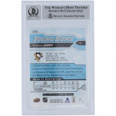 Tristan Jarry Pittsburgh Penguins Autographed 2016-17 Upper Deck Series 2 Young Guns #466 Beckett Fanatics Witnessed Authenticated 9/10 Rookie Card