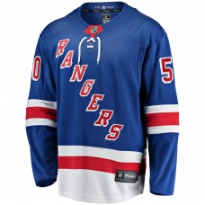 Игровая джерси Will Cuylle New York Rangers Home Premier Breakaway Player - Blue