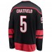 Игровая джерси Carolina Hurricanes Jalen Chatfield Fanatics Black Home Premier Breakaway