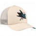 Бейсболка San Jose Sharks Mitchell & Ness Cream Foam Front Trucker