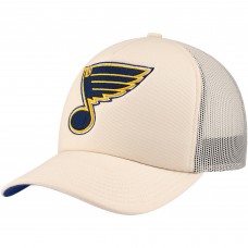 Бейсболка St. Louis Blues Mitchell & Ness Foam Front Trucker - Cream