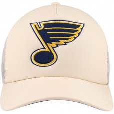Бейсболка St. Louis Blues Mitchell & Ness Foam Front Trucker - Cream