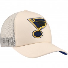 Бейсболка St. Louis Blues Mitchell & Ness Foam Front Trucker - Cream