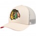 Бейсболка Chicago Blackhawks Mitchell & Ness Foam Front - Cream