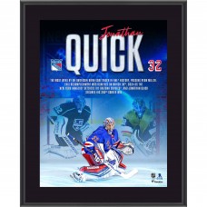 Jonathan Quick New York Rangers Fanatics Authentic 10 x 13 American-Born Win Record Sublimated Plaque Jonathan Quick New York Rangers Fanatics Authentic 10 x 13 American-Born Win Record Sublimated Plaque
