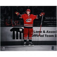 Andrei Svechnikov Carolina Hurricanes Autographed Fanatics Authentic 16 x 20 Red Jersey Celebrating Spotlight Photograph Andrei Svechnikov Carolina Hurricanes Autographed Fanatics Authentic 16 x 20 Red Jersey Celebrating Spotlight Photograph