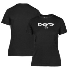 Женская футболка Edmonton Oilers Levelwear Black Maddox City Capsule