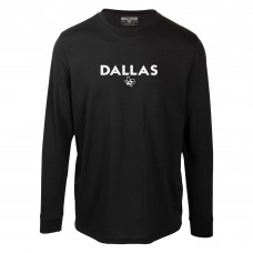 Футболка с длинным рукавом Dallas Stars Levelwear Oscar City Capsule - Black