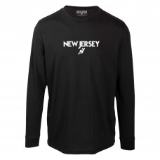 Футболка с длинным рукавом New Jersey Devils Levelwear Oscar City Capsule - Black