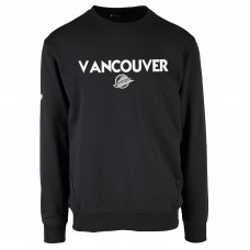 Vancouver Canucks Levelwear Black Zane City Capsule Pullover Sweatshirt
