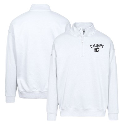Кофта на короткой молнии Calgary Flames Levelwear Murray City Capsule - White
