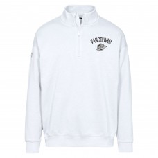 Vancouver Canucks Levelwear White Murray City Capsule Quarter-Zip Sweatshirt