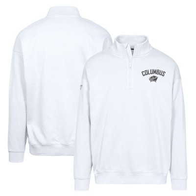 Кофта на короткой молнии Columbus Blue Jackets Levelwear Murray City Capsule - White