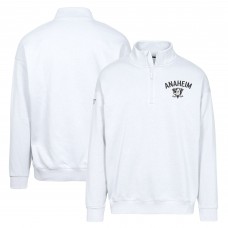 Кофта на короткой молнии Anaheim Ducks Levelwear Murray City Capsule - White